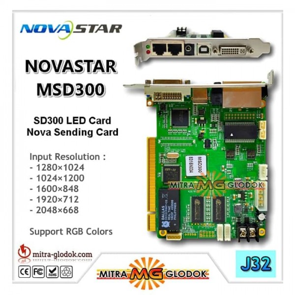 Novastar MSD 300 Videotron & Running Text Controller Card | Sending Card