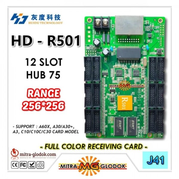 HD-R501 Running Text Videotron Controller Card HUB 75 | Full Color