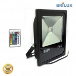 LED Floodlight Brilux AC 220V - 50W | SLIM - RGB