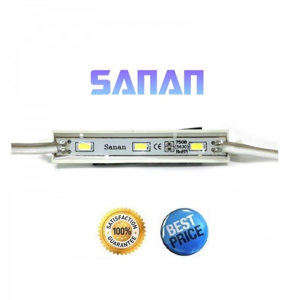 LED Module Sanan SMD 5630 | 3 Mata - Putih